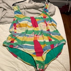 Plus Size One Piece Swimsuit